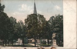 McKinley Monument and Notre Dame Church Postcard