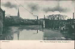 View from Exchange St. Bridge Postcard