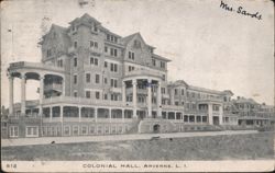 Colonial Hall, Arverne, Long Island Postcard