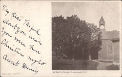 St. Paul's Church and Bell Tower Postcard