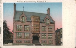 Pembroke Hall, Brown University Postcard