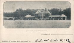 Boat House at Roger Williams Park Postcard