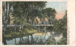 Ashuelot River, Boston & Maine R.R. Views Postcard