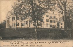City Hospital Building with Neoclassical Portico Postcard