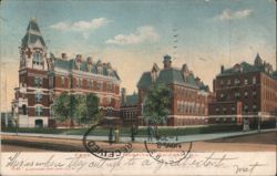 Cook County Hospital Building Complex Postcard