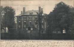 William W. Backus Hospital Postcard