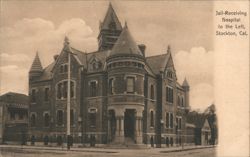 Jail and Receiving Hospital Building Postcard