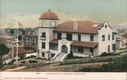 Elizabeth Bard Memorial Hospital with Dome Tower Postcard