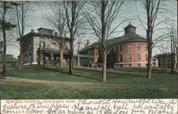 Memorial Hospital with Circular Wing Postcard
