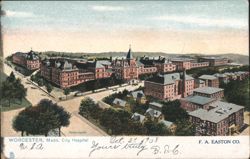 City Hospital Campus and Grounds Postcard