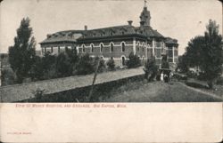 Mercy Hospital and Grounds Postcard