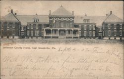 Jefferson County Home near Brookville Postcard