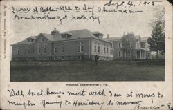 Chambersburg Hospital Building Postcard