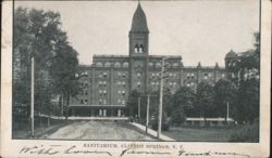 Sanitarium Building with Central Tower Postcard