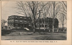 Elliot City Hospital and Edward Joslin Home for Nurses Postcard