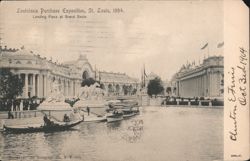 Landing Place at Grand Basin, 1904 World's Fair Postcard