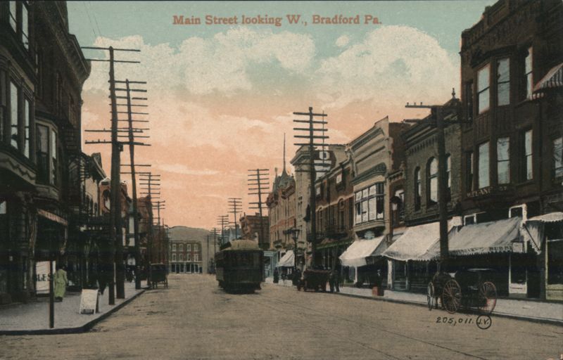 Main Street Looking West, Bradford, Pennsylvania