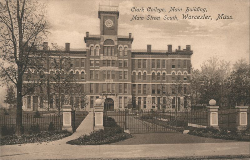 Clark College Main Building, Main Street South Worcester Massachusetts