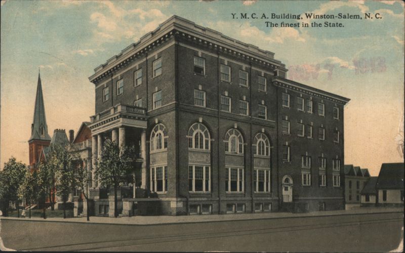 YMCA Building, The Finest in the State Winston-Salem North Carolina