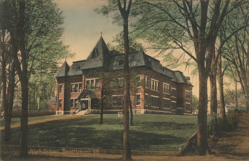High School Building, Brattleboro, Vermont