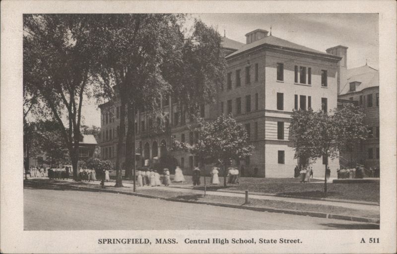 Central High School, State Street Springfield Massachusetts