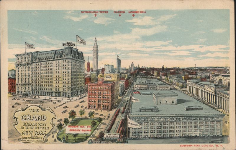 The Grand Hotel, Broadway and 31st Street, New York City