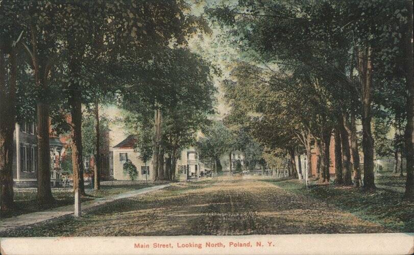 Main Street Looking North, Poland, New York