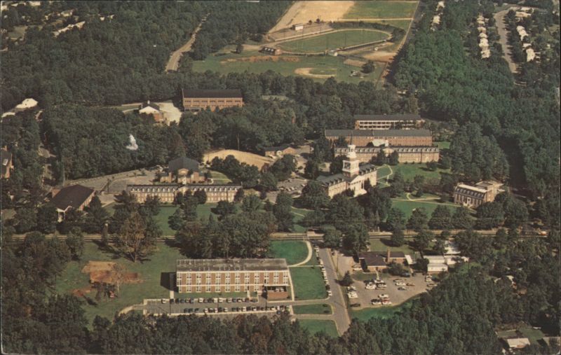 High Point College Campus Aerial View North Carolina