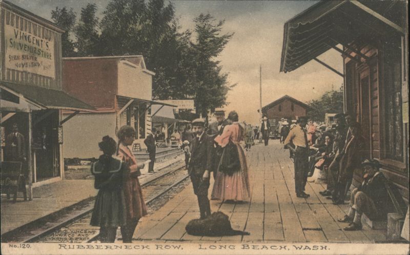 Rubberneck Row, Long Beach, Washington