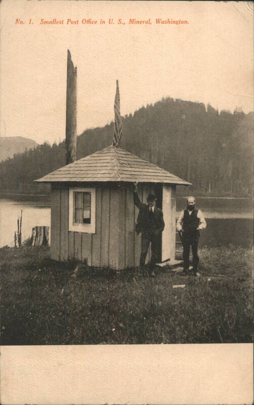 Smallest Post Office in U.S., Mineral, Washington