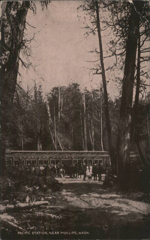 Northern Pacific Railway Station Near Moclips, Washington