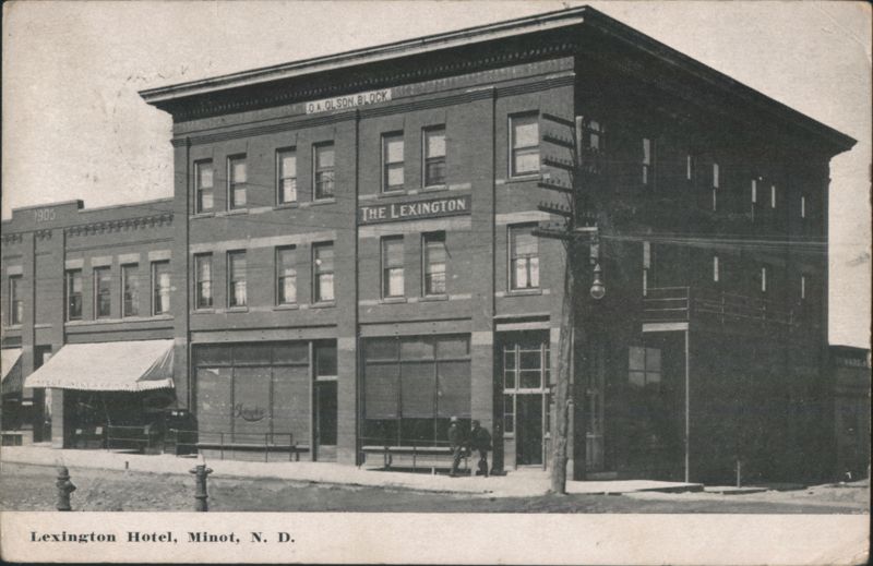 Lexington Hotel and O.A. Olson Block Minot North Dakota