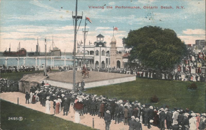 Viewing the Performance at Ontario Beach New York