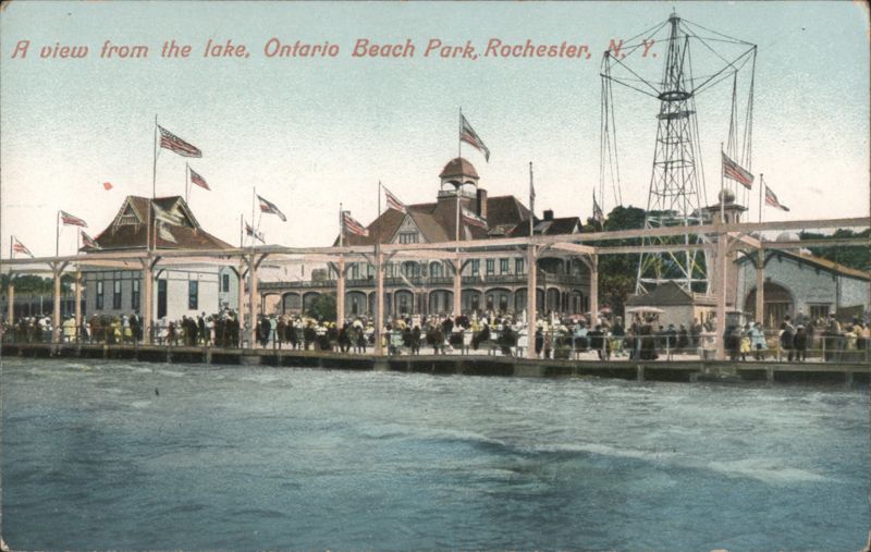Ontario Beach Park View from the Lake, Rochester, NY New York