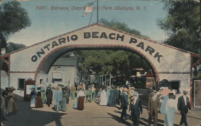 Entrance to Ontario Beach Park, Charlotte, New York