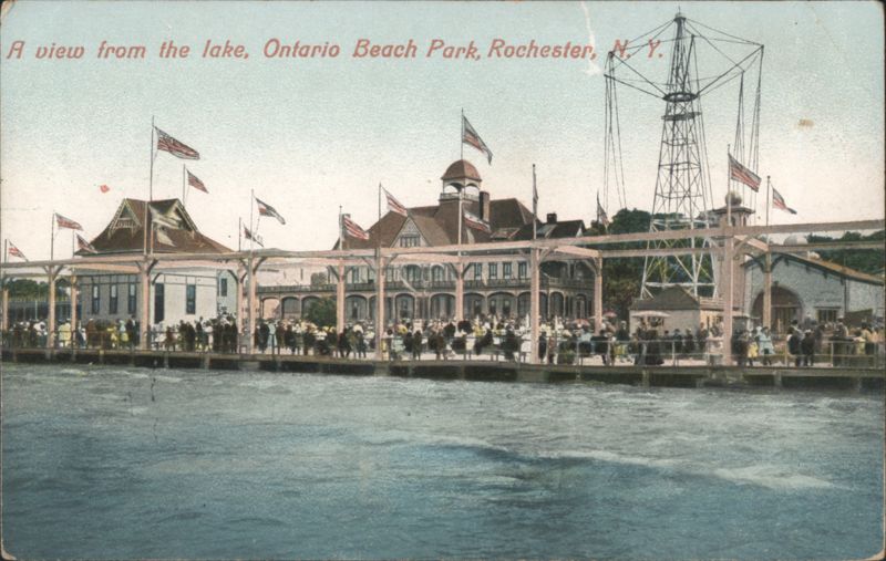 View from the Lake, Ontario Beach Park Rochester New York