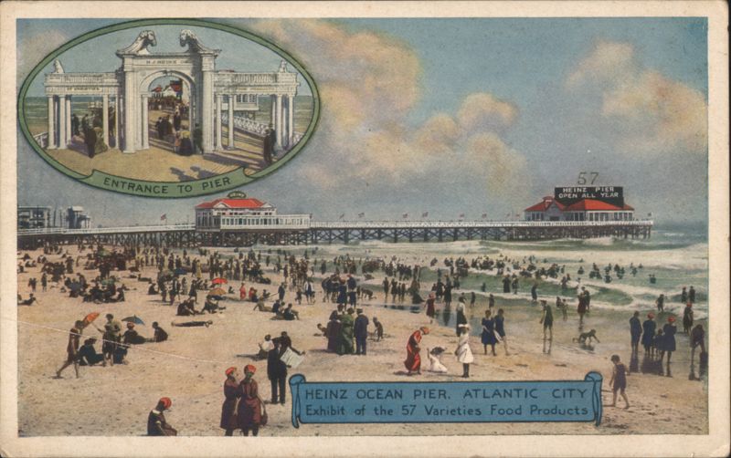 Heinz Ocean Pier, Atlantic City, 57 Varieties Exhibit New Jersey