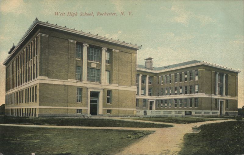 West High School Building Exterior Rochester New York