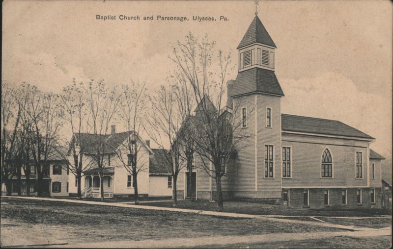 Baptist Church and Parsonage, Ulysses, Pennsylvania