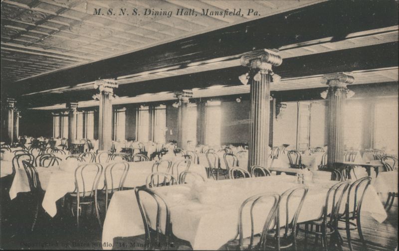 M.S.N.S. Dining Hall Interior Mansfield Pennsylvania