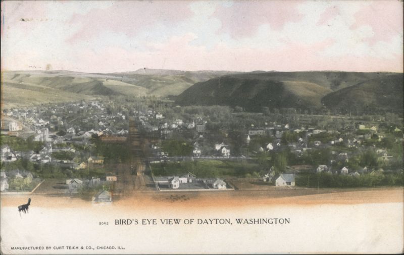 Bird's Eye View of Dayton, Washington