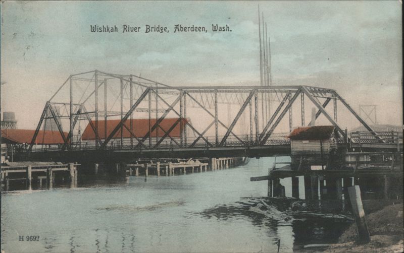 Wishkah River Bridge Aberdeen Washington