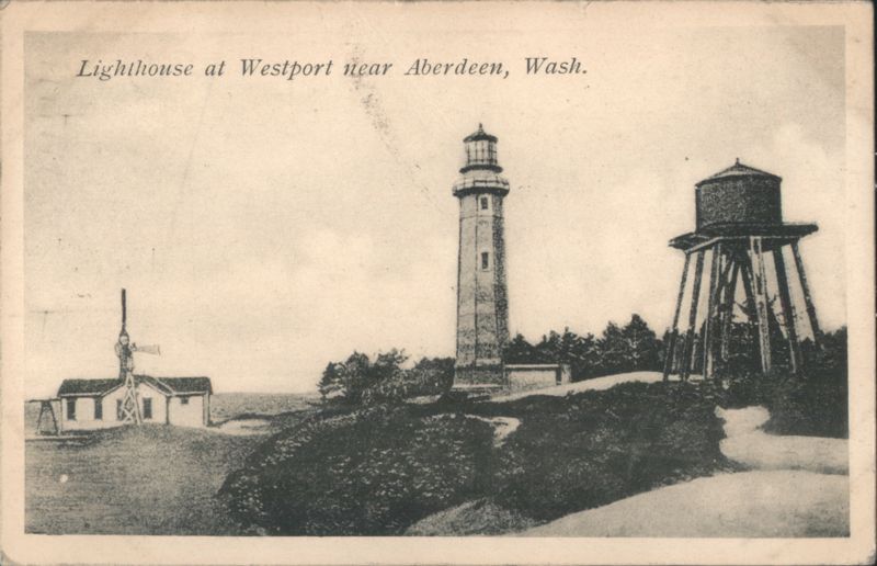 Lighthouse at Westport near Aberdeen, Washington