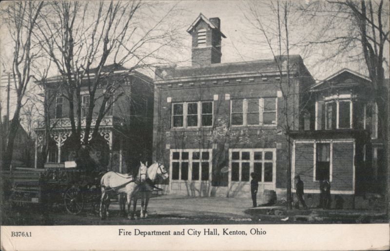 Fire Department and City Hall Building Kenton Ohio