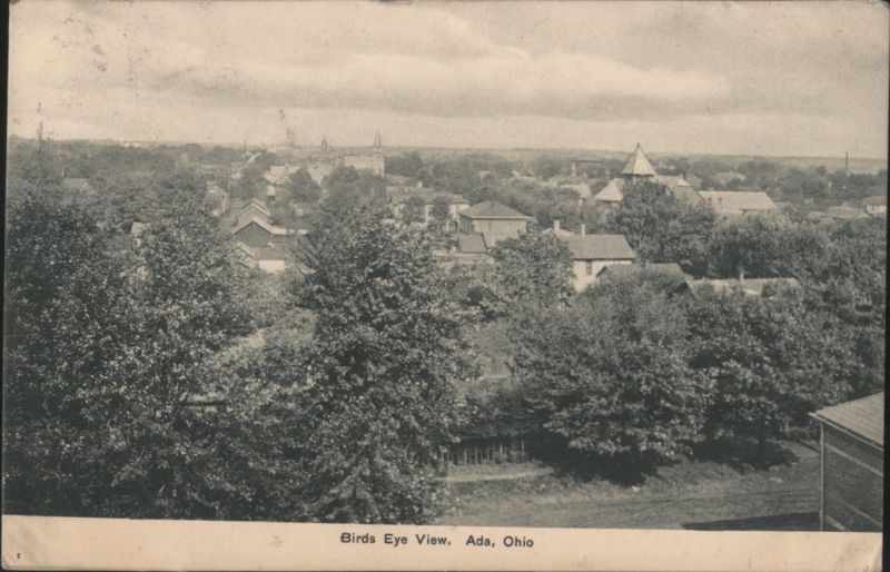 Birds Eye View of Ada, Ohio