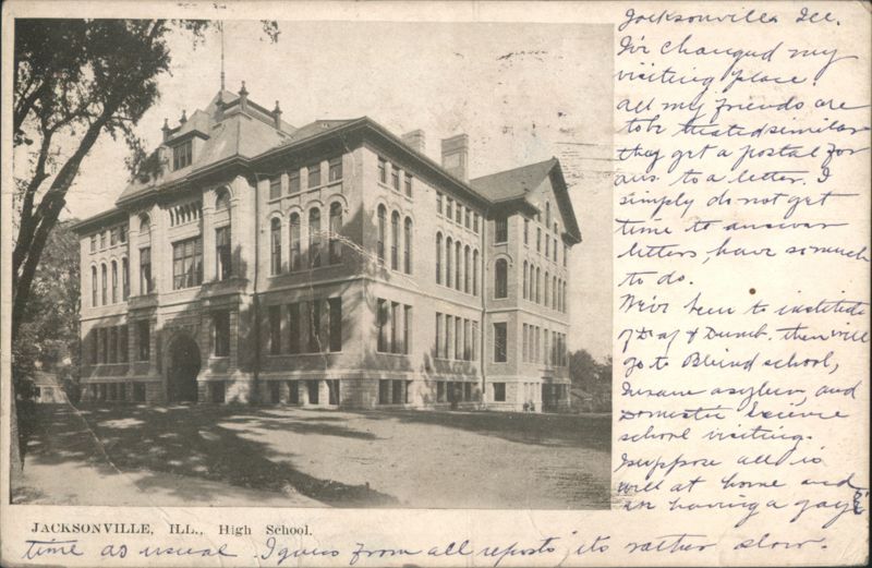 High School Building, Jacksonville, Illinois