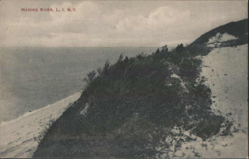 Coastal Bluffs and Beach at Wading River New York