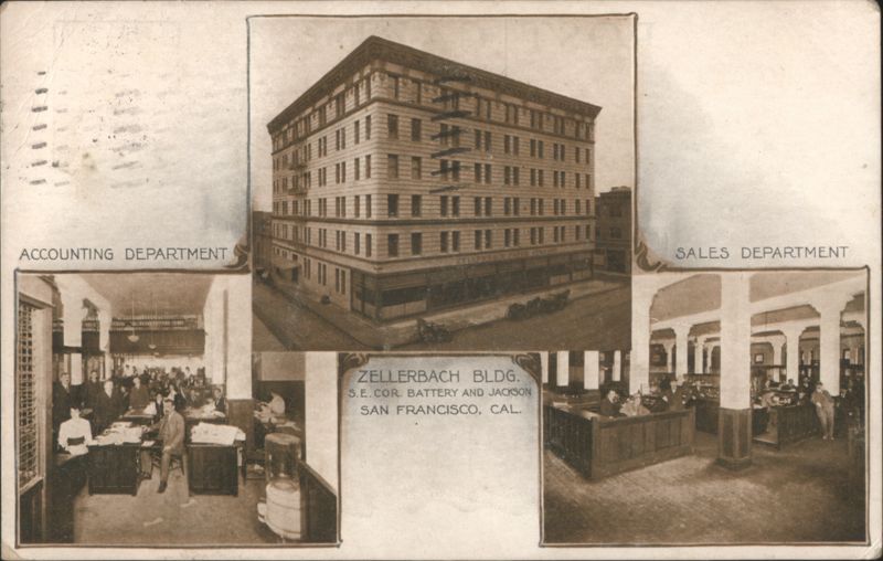 Zellerbach Building, Accounting and Sales Departments San Francisco California