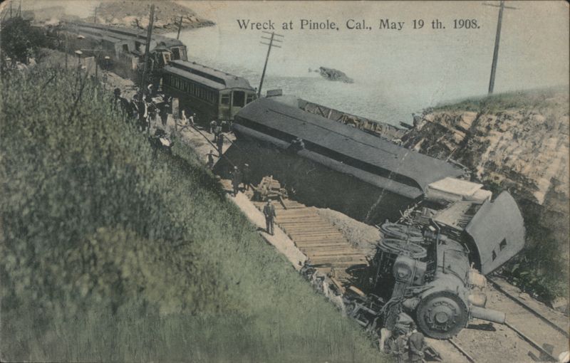 Train Wreck at Pinole, California, May 19, 1908 Disasters