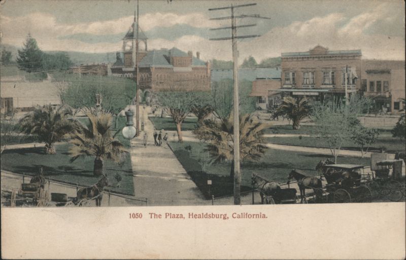 The Plaza, Healdsburg, California